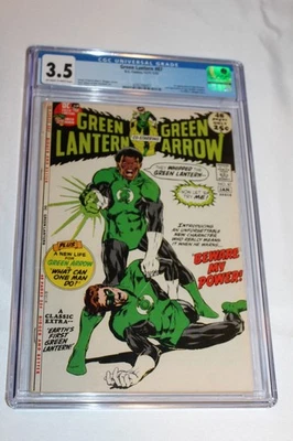 CGC 3.5 Green Lantern Green Arrow 87 1972 1st APP John Stewart Key Book 2nd Guy - Image 1 of 4