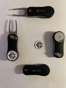 (1) Pitchfix Golf Switchblade Divot Tool & Oakmont Country Club 1" Golf Marker - Picture 1 of 2