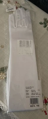 Guantes de noche satinados para mujer 22"" de largo fiesta baile codo guantes de ópera EE. UU. Foto 1 de 3