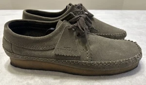 Clarks Originals Men's Size 11.5 Weaver Dark Green Suede 26166518 Rare Chukka - Picture 1 of 8