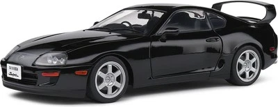 Toyota Supra MK4 1993 (A80) negro a escala 1:18 de Solido Foto 1 de 4