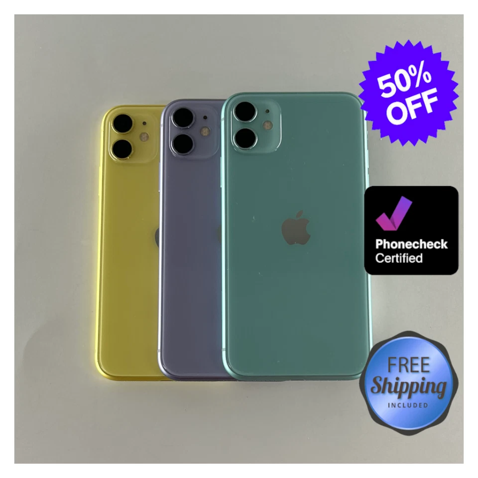 苹果 iPhone 11 64GB 128GB GSM Wifi 无锁版威瑞森 T-Mobile  — 第 1/4 张图片