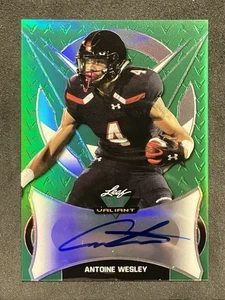 2019 Leaf Valiant - Antoine Wesley #BA-AW1 Green /75 (AU, RC) Valiant - Bild 1 von 5