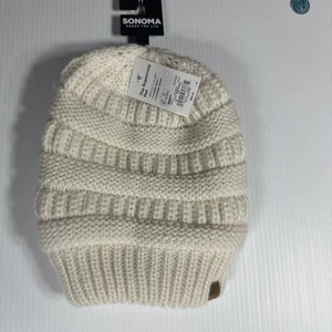 Cappello Sonoma Thinsulate The Super Cozy bianco taglia unica nuovo con etichetta - Foto 1 di 3