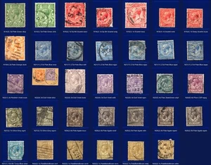 1912-17 SG351-396 Specialized Shades N14-N32 gebraucht, Auswahl aus 36 alle abgebildeten Kaie - Bild 1 von 63