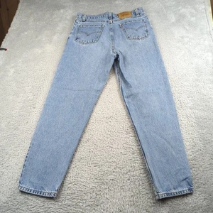 VTG 90s Levis Jeans Girls Plus 16 1/2 Blue 950 Loose Fit Taper USA  Orange Tab - Picture 1 of 20
