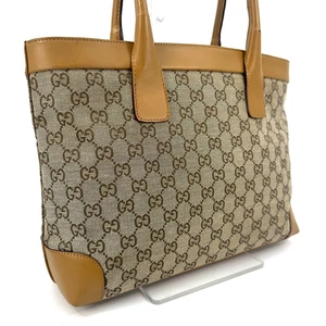 Gucci Tasche Handtasche GG Mini Tote bag Braun Canvas Vintage original - Bild 1 von 12