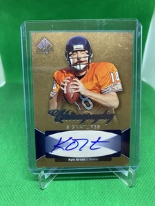2006 SP Authentic Chirography Signatures Kyle Orton #CH-KO Auto - Bild 1 von 2