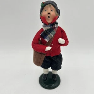 Byers' Choice The Carolers Post Carrier Paper Boy 1992 Limited Edition 89/100 - Picture 1 of 14