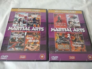 Martial Arts: 1 & 2 DVDs NEW & SEALED - 8 Movies Hollywood DVD - Bild 1 von 4