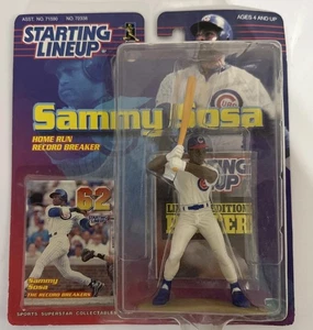 NEW SAMMY SOSA  STARTING LINEUP ACTION FIGURE/ Card 1999 Record Breakers B20 - Picture 1 of 2