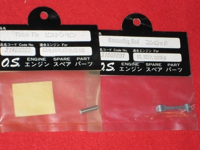 NEW OS MAX 15 FP-S CON ROD & PISTON PIN for GLOW MODEL AIRPLANE ENGINE - Image 1 of 3