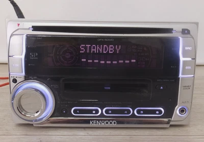 Kenwood DPX-50MD 2DIN CD MD Receptor Auto Audio MP3/WMA/AAC FM/AM Sintonizador Foto 1 de 4