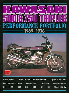 Kawasaki 500 y 750 1969 70 73 74 75 76 triple cartera muscular - Imagen 1 de 1