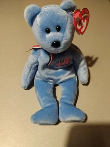 Ty Beanie Babies Bär America 15cm  - Picture 1 of 6