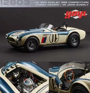 GMP 1/12 Scale 1963 Shelby 289 Competition Cobra CSX2011 #11 John Everly 12803 - Picture 1 of 1