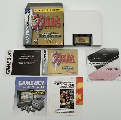 Nintendo Game Boy Advance 2002 Legend of Zelda Link to Past Four Swords Like New - Image 1 of 4