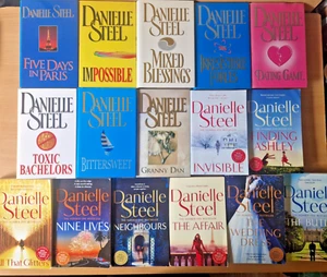 Danielle Steel 16 HB/PB Buchpaket Das Hochzeitskleid, neun Leben, Nachbarn sehr guter Zustand - Bild 1 von 3
