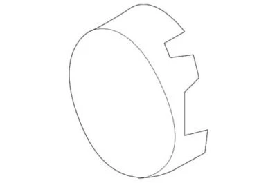 Cubierta de apertura de faro antiniebla delantero genuino GM 2011-2014 Chevrolet GMC Sierra 25832384 Foto 1 de 2