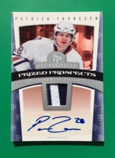 P.THORESEN (EDMONTON) 06-07 HOT PROSPECTS PRIZED PROSPECTS AUTO/PATCH RC  #115