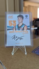Tom Scully 2023 Select AFL Legacy Copper Draft Pick Signature 21/175