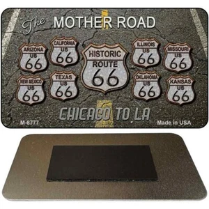 Route 66 Black Top Magnet Fridge Refrigerator Home Kitchen Decoration - Picture 1 of 1