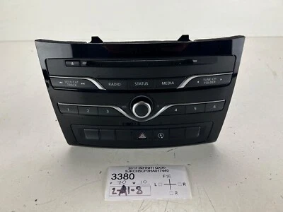 Infiniti QX30 2017-2019 RADIO PANEL AUDIO INTERRUPTOR UNIDAD PRINCIPAL DE CONTROL Foto 1 de 4