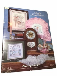 Vintage Daily Inspiration Stoney Creek Cross Stitch Collection Book 65- 1989 - Imagen 1 de 3