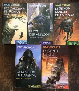 CHANT DE LA MALLOREE .. L'INTEGRALE .. DAVID EDDINGS .. LOT 5 VOLUMES .. FANTASY - Bild 1 von 3