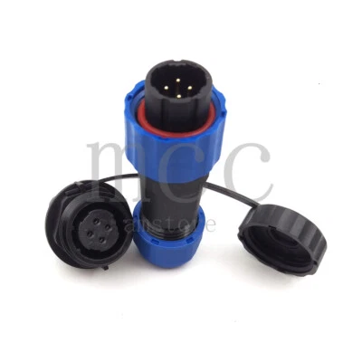 SD16 5A 4pin Waterproof Circular Connector Plug Socket,Aviation Cable Connector - Image 1 of 4