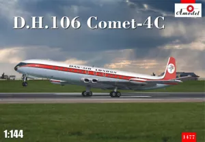 AMODEL 1477 D.H.106 Comet-4C Airplane Scale 1/144 - Plastic model kit - Picture 1 of 12