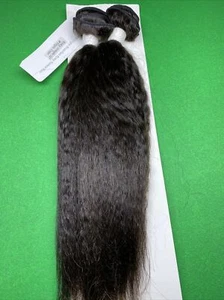 10A_VIRGIN BRAZILIAN BUNDLE WEAVE KINKY_STRAIGHT_WAVE_12"_#VIRGIN COLOR - Picture 1 of 6