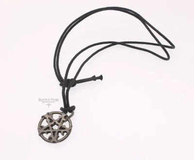 DISCONTINUED Alchemy Gothic Lost Tribe Tribal Pentagram Necklace LT17 1998 - Image 1 of 3