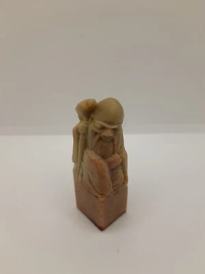 Tinta de selo vintage de pedra-sabão confusa  - Imagem 1 de 4