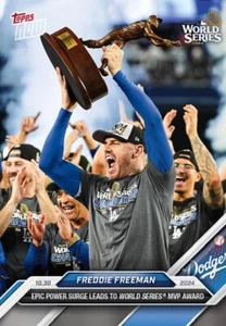 2024 TOPPS NOW MLB WORLD SERIES CARD LA DODGERS FREDDIE FREEMAN #886 WINS MVP - Picture 1 of 1