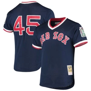 Boston Red Sox Pedro Martinez #45 Mitchell & Ness 1999 Authentic Mesh BP Trikot - Bild 1 von 5