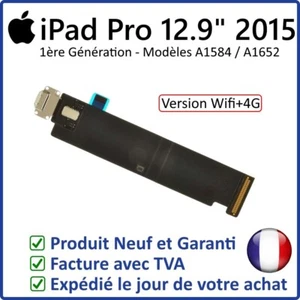 IPAD PRO 12.9 2015 - NAPPE DOCK FLEX CONNECTEUR DE CHARGE COULEUR BLANC 4G - Picture 1 of 3