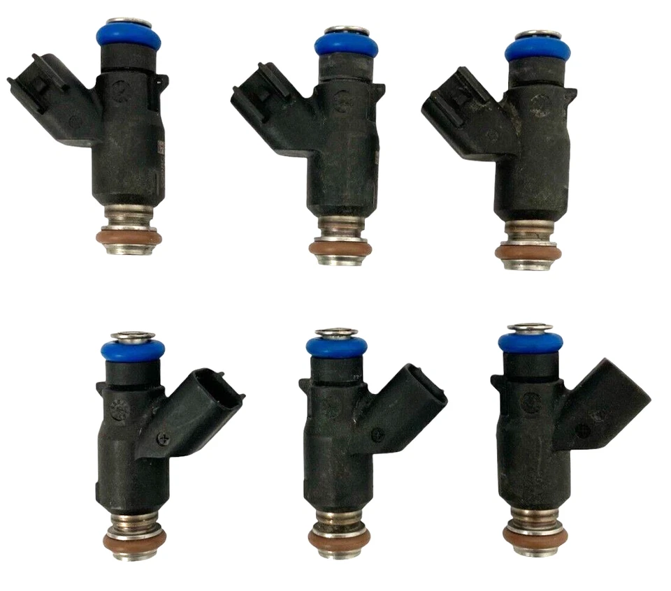 OEM Hyundai Kia 3.3L 3.8L 06-2012 Fuel Injector SET OF 6 SANTA FE BENCH TESTED - Imagem 1 de 4