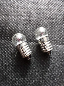 Mini 6V Edison Screw Bulbs Pack of 2 6V 60mA (0.06A) Round - Picture 1 of 2