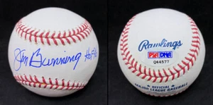 Jim Bunning SIGNED ROMLB Baseball +HOF 96 Detroit Tigers PSA/DNA AUTOGRAPHED - Picture 1 of 1