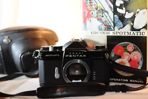 Asahi Pentax spotmatic SP black camera body NOT WORKING PARTS REPAIR NO RETURN - Picture 1 of 10