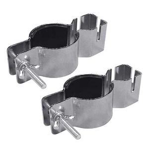 2pcs Adjustable Clamps Steel Upright Clamps Flexible Drape Clamps for Parties - Afbeelding 1 van 8