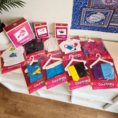 RETIRED American Girl Courtney's Ultimate 80s Closet Collection Outfits & Acc - Image 1 of 4