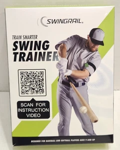 SWINGRAIL Baseball & Softball Swing Trainer - Batting Hitting Aid - Open Box - Picture 1 of 4