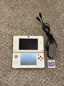 Nintendo New Nintendo 3DS Mario White with AC Adapter and Pokemon (Read Disc.!!!