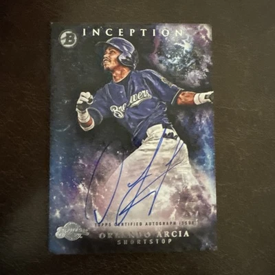 Bowman Inception - Prospect 2016 automático #PA-OAR Orlando Arcia radiocontrol Foto 1 de 3