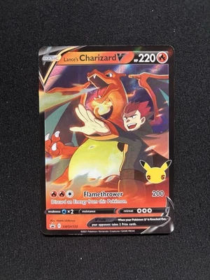 Lance's Charizard V SWSH133 SWSH: Sword Shield Promo Cards - Full Art NM Holo - Image 1 of 2