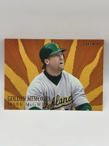 1997 Fleer Mark McGwire #4 Of 10 Golden Memories Insert NM - Bild 1 von 2