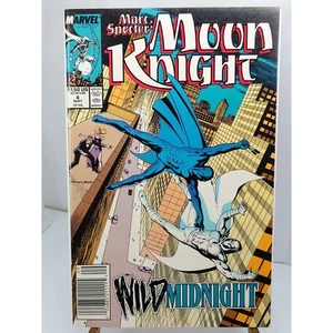 Marc Spector Moon Knight 4 (Marvel, 1989) Key 1st App Of Midnight VF/NM 1989 #4 - Bild 1 von 2