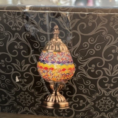 Turkish Mosaic Table Lamps, Boho Table Lamp, desk lamp , Table lamp - Image 1 of 4